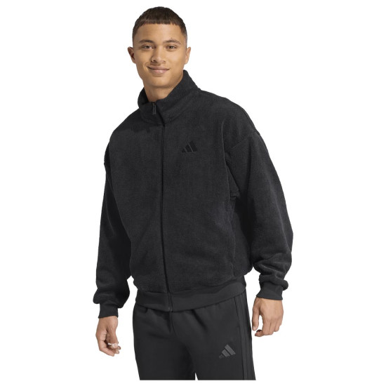 Adidas Ανδρική ζακέτα Future Icons Small Logo Sherpa Track Top